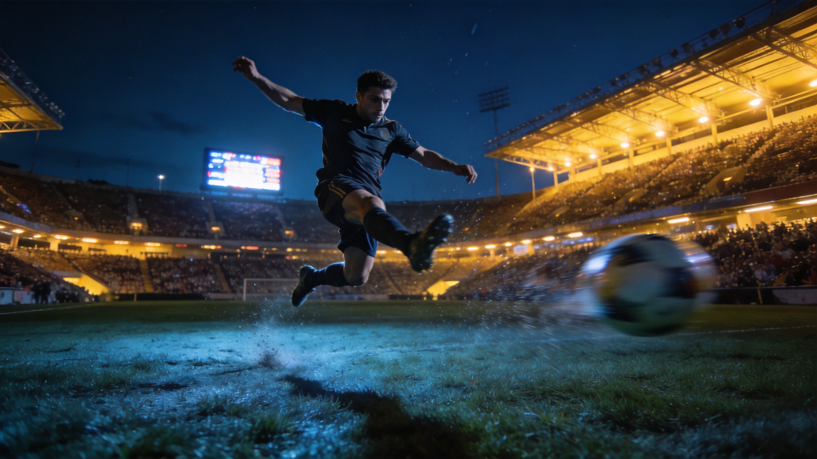 Sports Stadium Night
